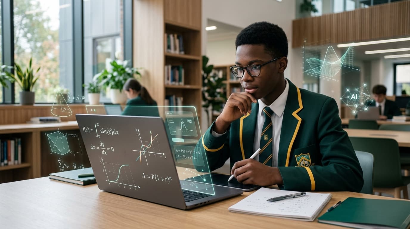 Illustration for How AI Can Help Students Learn Mathematics Step by Step